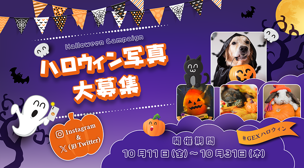 ペットの写真投稿でプレゼントをもらおう！ハロウィンキャンペーン★